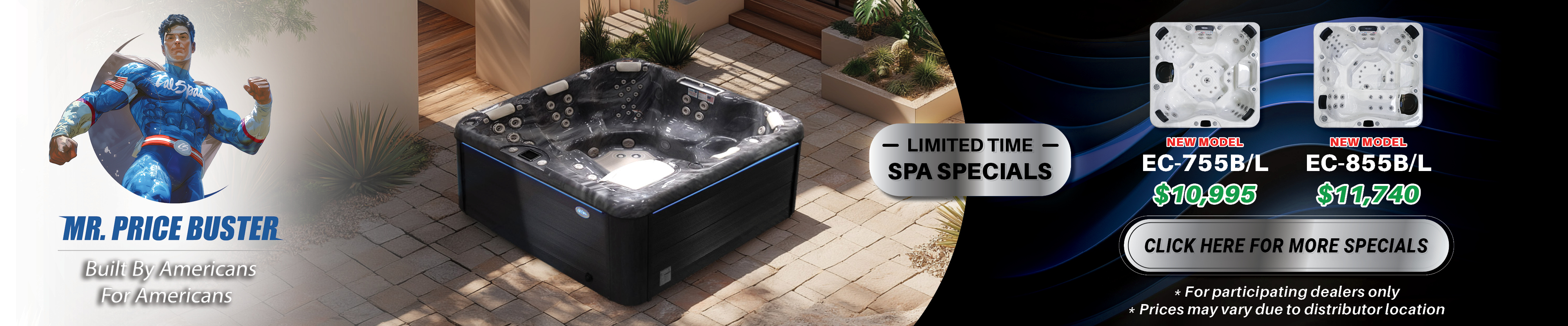 Calspas hot tub being used in a family setting - Victoria